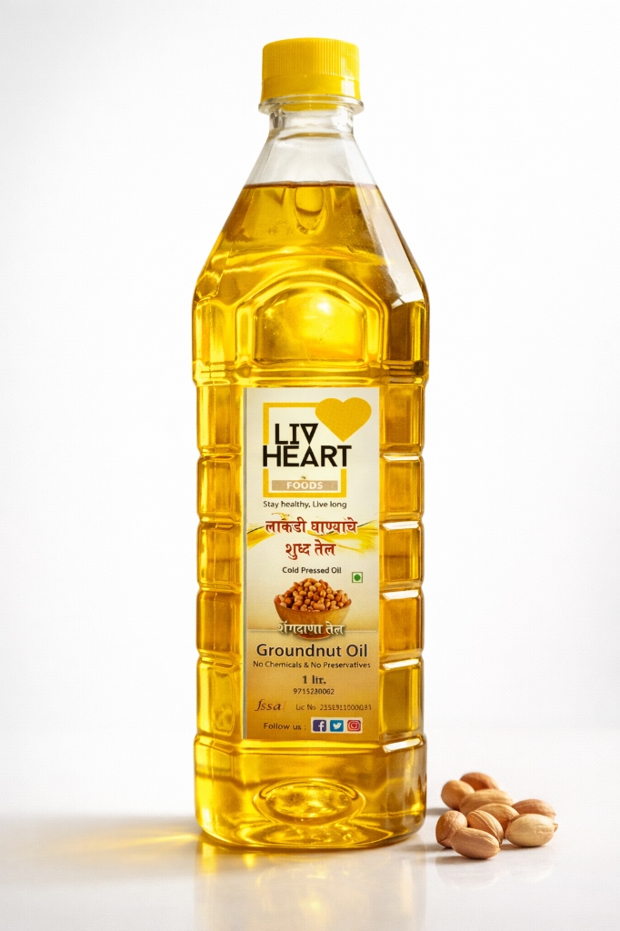 Wood-pressed Groundnut Oil