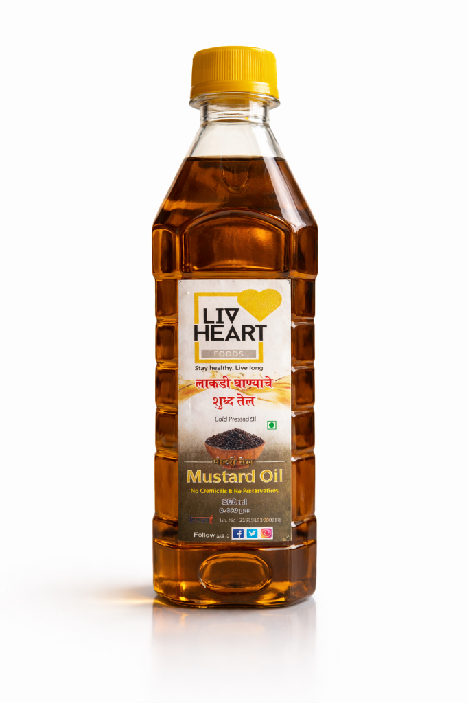 Wood-pressed Mustard Oil