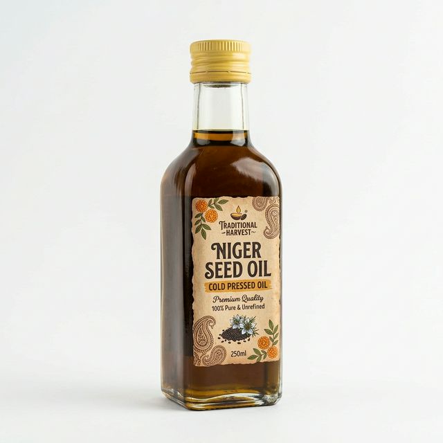 Wood-pressed Niger Seed Oil